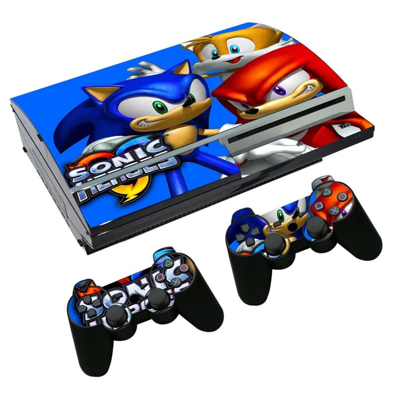 Виниловая наклейка Sonic Heroes для PS3 Fat PlayStation 3 приставка и контроллеры Skins|Наклейки| |