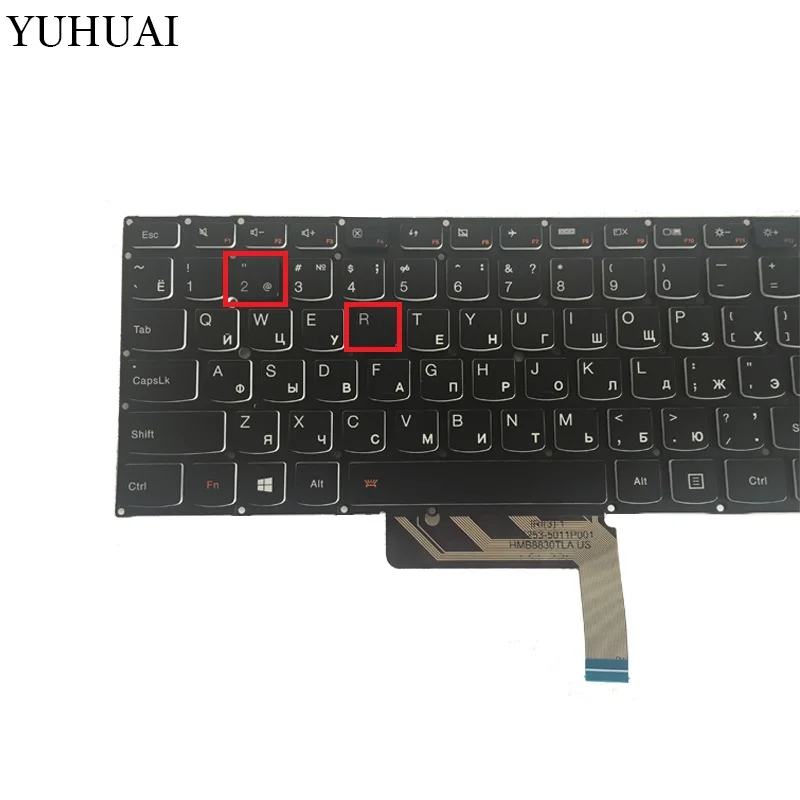 Новая русская клавиатура для Lenovo ThinkPad Yoga 4 PRO 900 с подсветкой RU Клавиатура