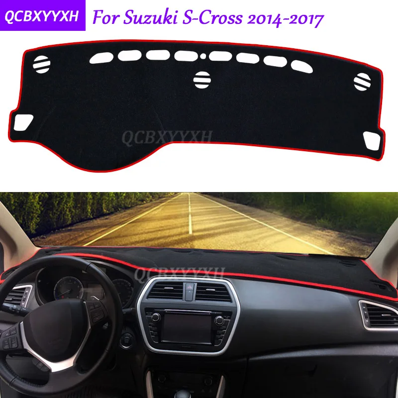 Для Suzuki S Cross 2014 2017 коврик для приборной панели защитный интерьер Photophobism теневая
