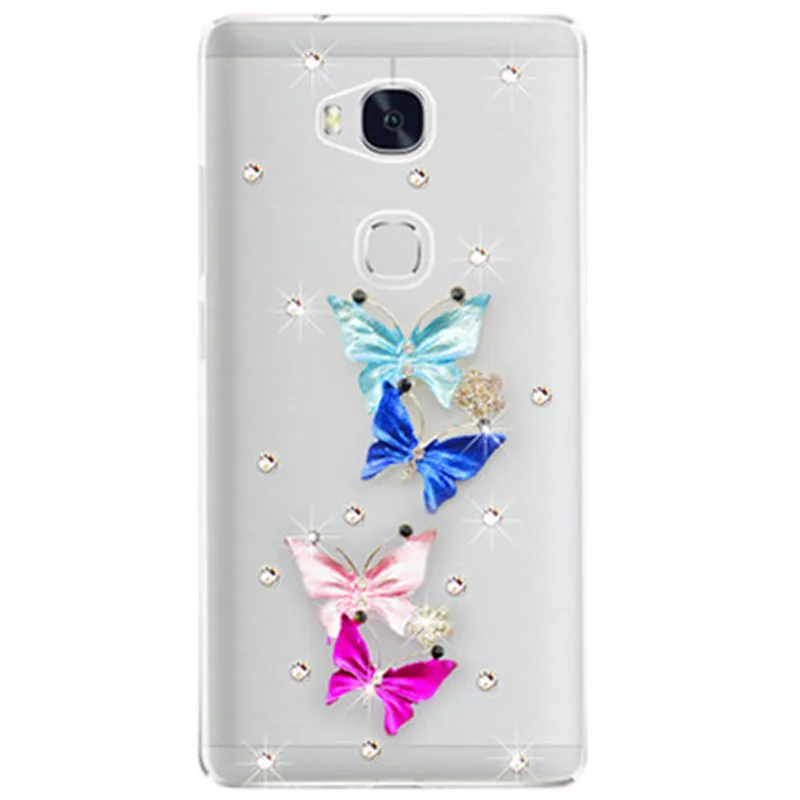 Udapakoo Rhinestone Case For Huawei G740/Honor Note 8/Nova/NOVA 2 PLUS/P10/P10 Lite Ultra thin Transparent 3D Diamond Phone Bag |