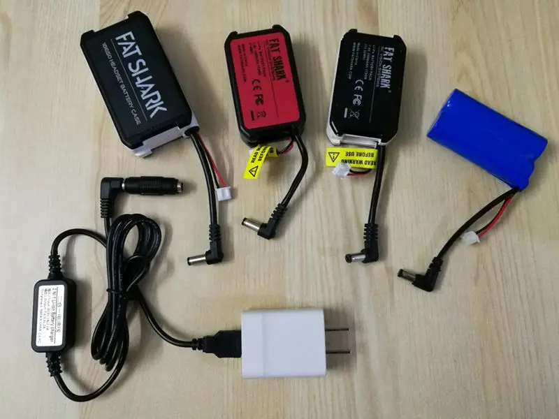 2 в 1 Lipo батарея питание зарядный кабель провода зарядное устройство для Fatshark FPV очки RC Lipo батареи модели игрушки