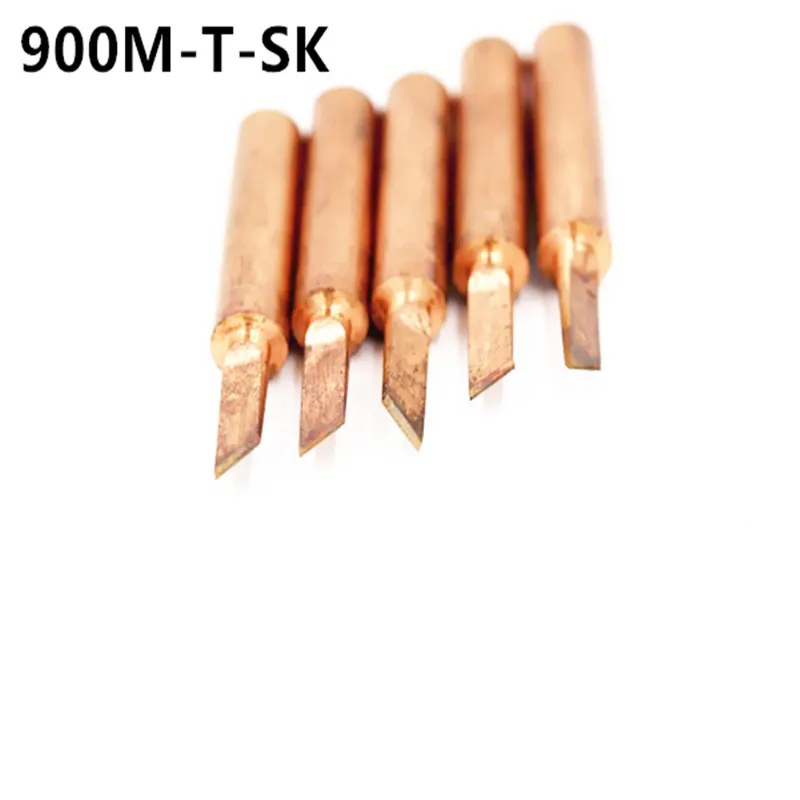 5 шт./лот 900M T SK диамагнитный наконечник для пайки DIY из чистой меди сварочный