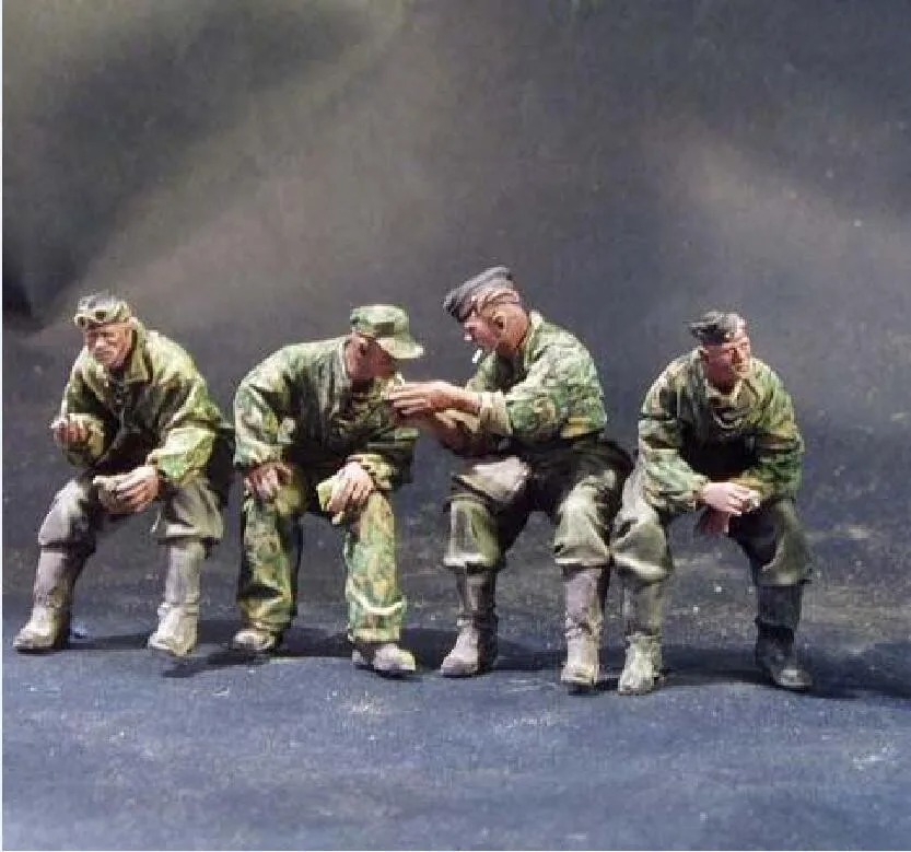 1/35 модельная фигурка из смолы разобранный Неокрашенный набор 393|Наборы для