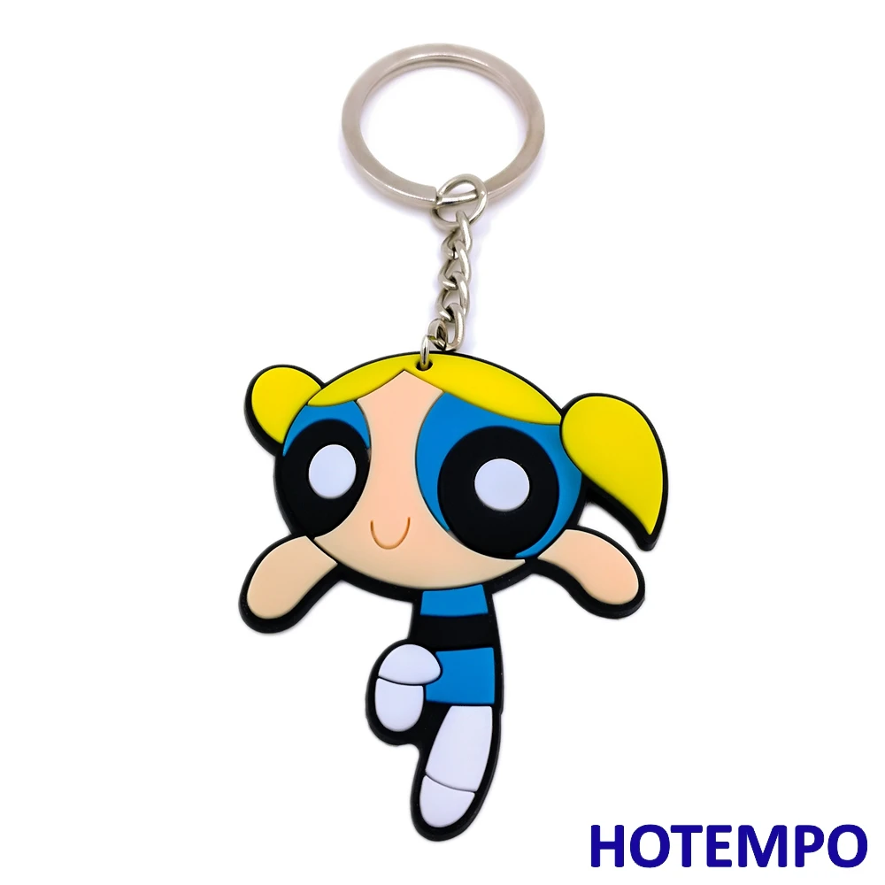 1pcs in Powerpuff, аксессуары для волос для девочек, цветные пузыри, BB заколки для волос для девочек, Мультяшные детские заколки 5 см, Детская повязка для волос - Цвет: 1pcs in
