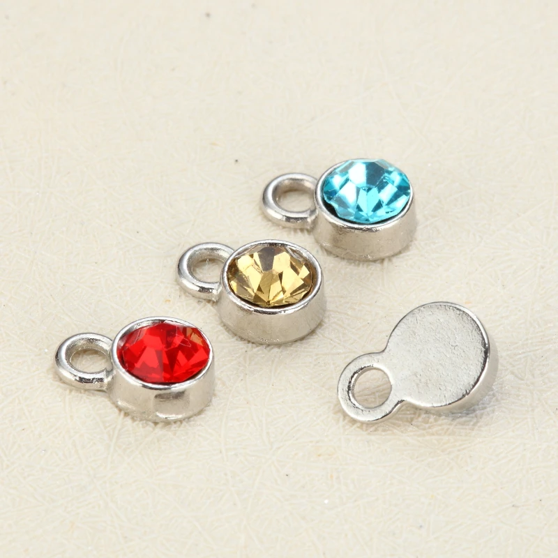 Mix 12 Color Birthstone Hang Pendant Charms Fashion Jewelry For DIY Necklaces Bracelet Manufacture | Украшения и аксессуары