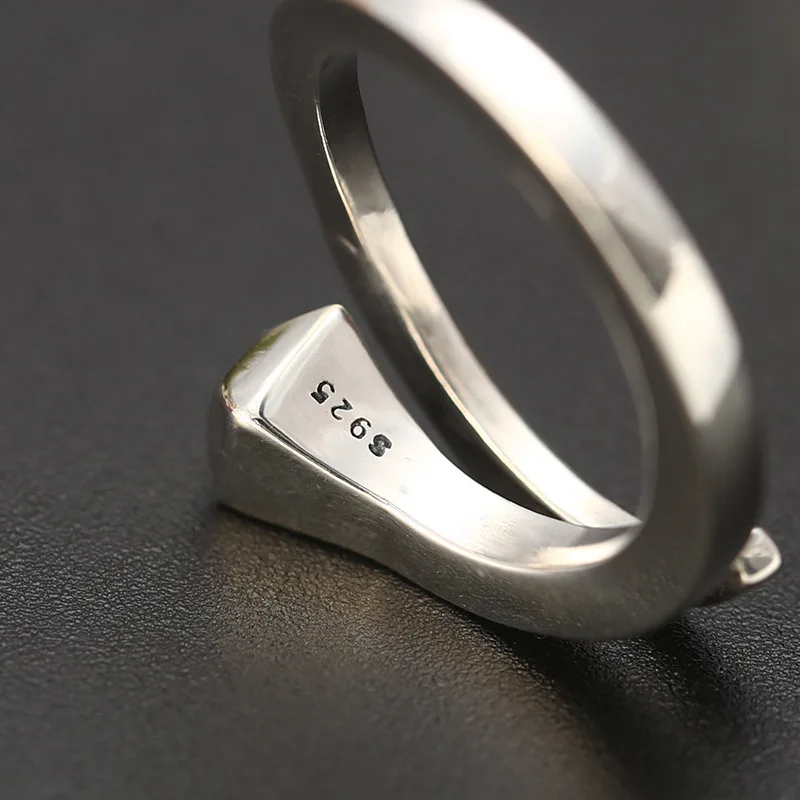 Женское регулируемое кольцо из серебра 100% пробы R012 | Украшения и аксессуары