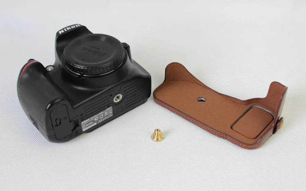 Новая сумка для видеокамеры из искусственной кожи Nikon D3200 D3300 Половина корпуса