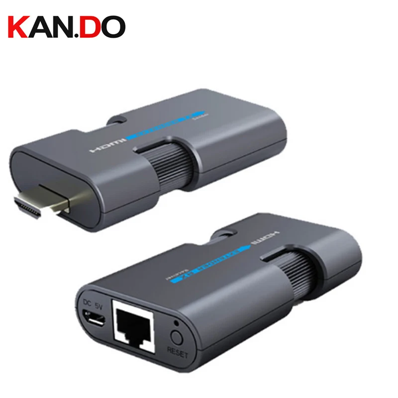 372 мини HDMI удлинитель до 60 м на сетевом кабеле CAT6 1080P передатчик Передача w/Loop out & IR