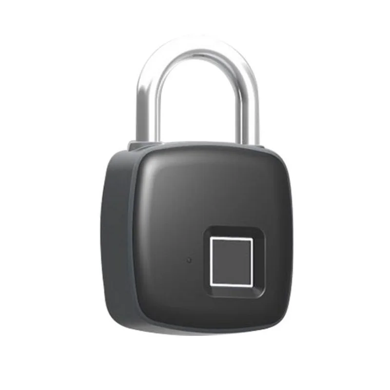 Умный Замок со сканером отпечатка пальцев USB Перезаряжаемые дверной замок IP65