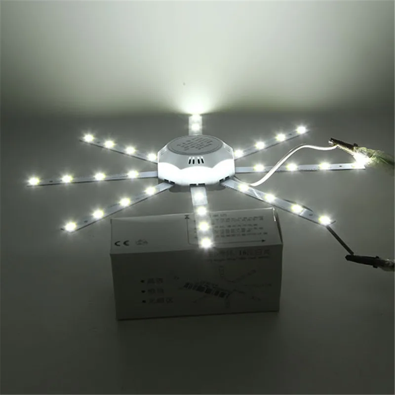 Smuxi потолочный светильник 220 В LED 12/16/20/24 Вт панель потолочная лампа чип источник