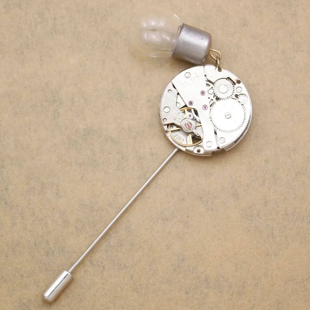 Часы для мужчин t лампа в стиле стимпанк отворот палка воротник булавка галстук