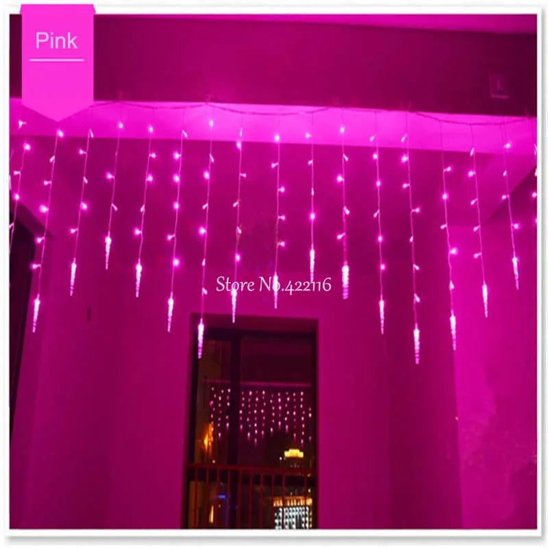 

3.5m 96 Leds Ice Conical Christmas Garland LED String Strip Light For Festival Holiday Valentie's Day Party Wedding Lamps