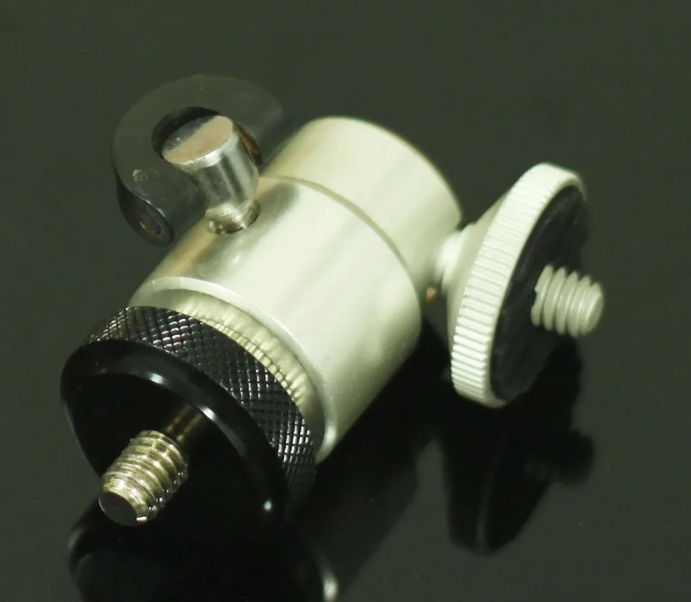 

Mini Ball Head with Adjustable Hot Shoe Adapter for Speedlight Flash flash mount