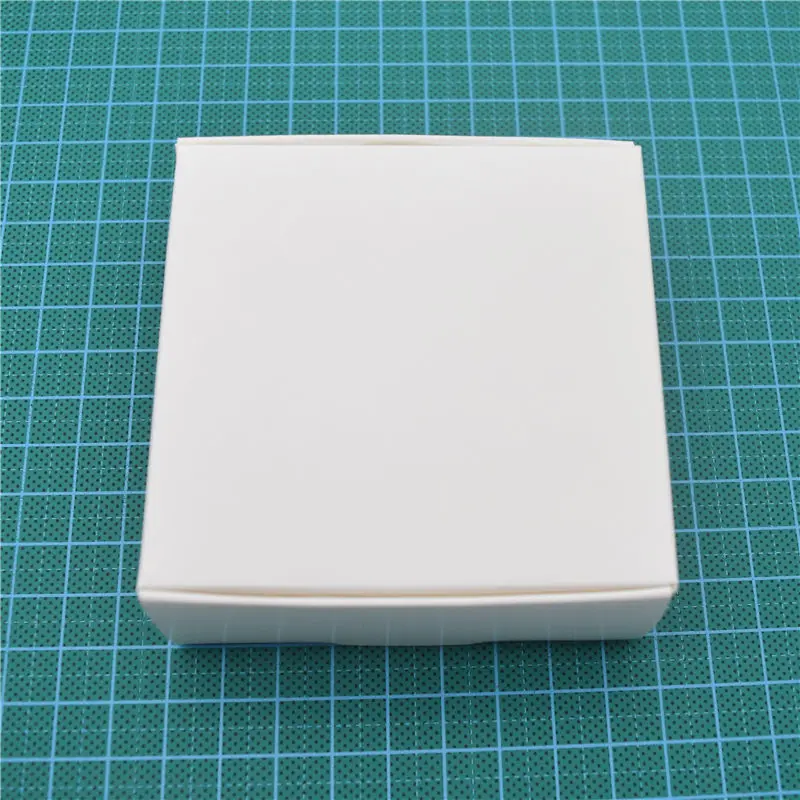 100 шт. коробка для конфет из белой бумаги маленькая картонная бумажная