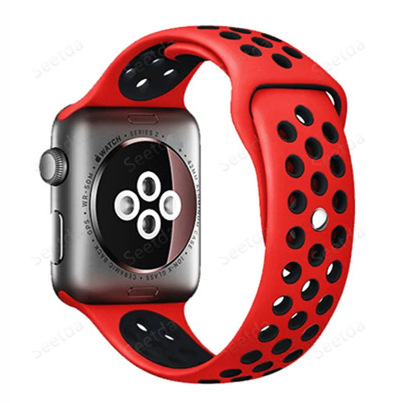 JMUSIWB ремешок для спортивных часов apple watch band 4 3 42 мм/44 мм iwatch 38 мм/40 correa Браслет 2
