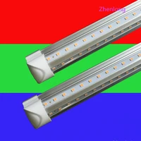 8ft led tube lights V-Shape 8 foot design shop LED lights fixture 2ft 3ft 4ft 5ft 6ft Cooler Door Freezer lighting fluorescent