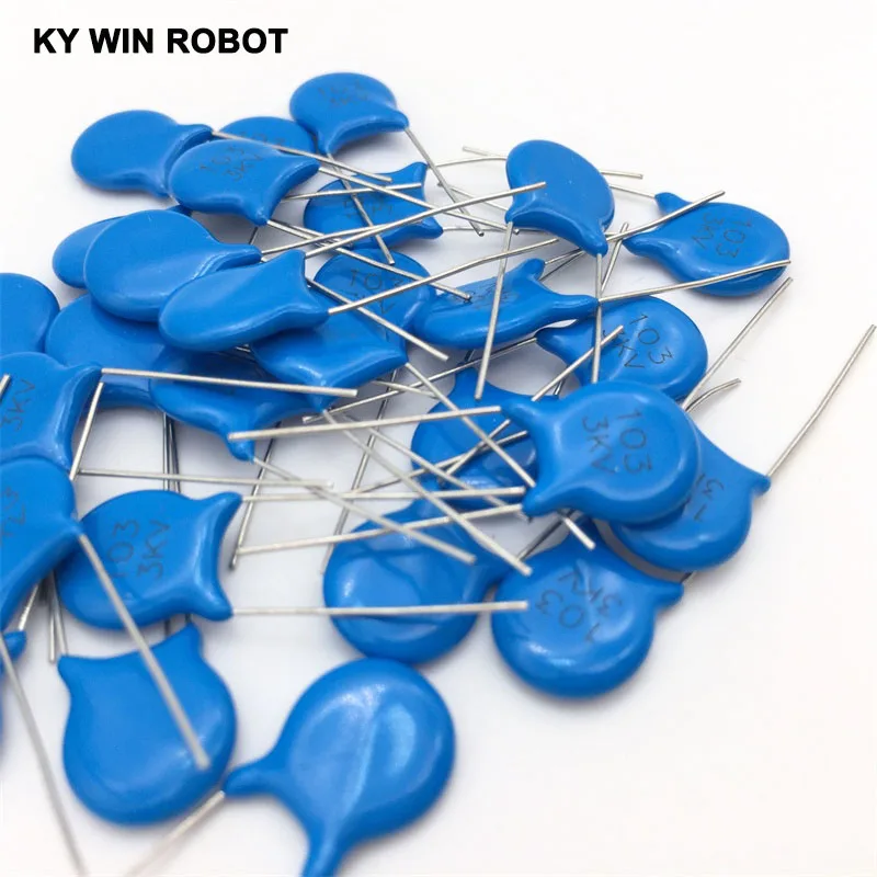 50 шт. 10nF 103 3KV 0 01 мкф 3000 В высоковольтный Керамический дисковый конденсатор|ceramic disc