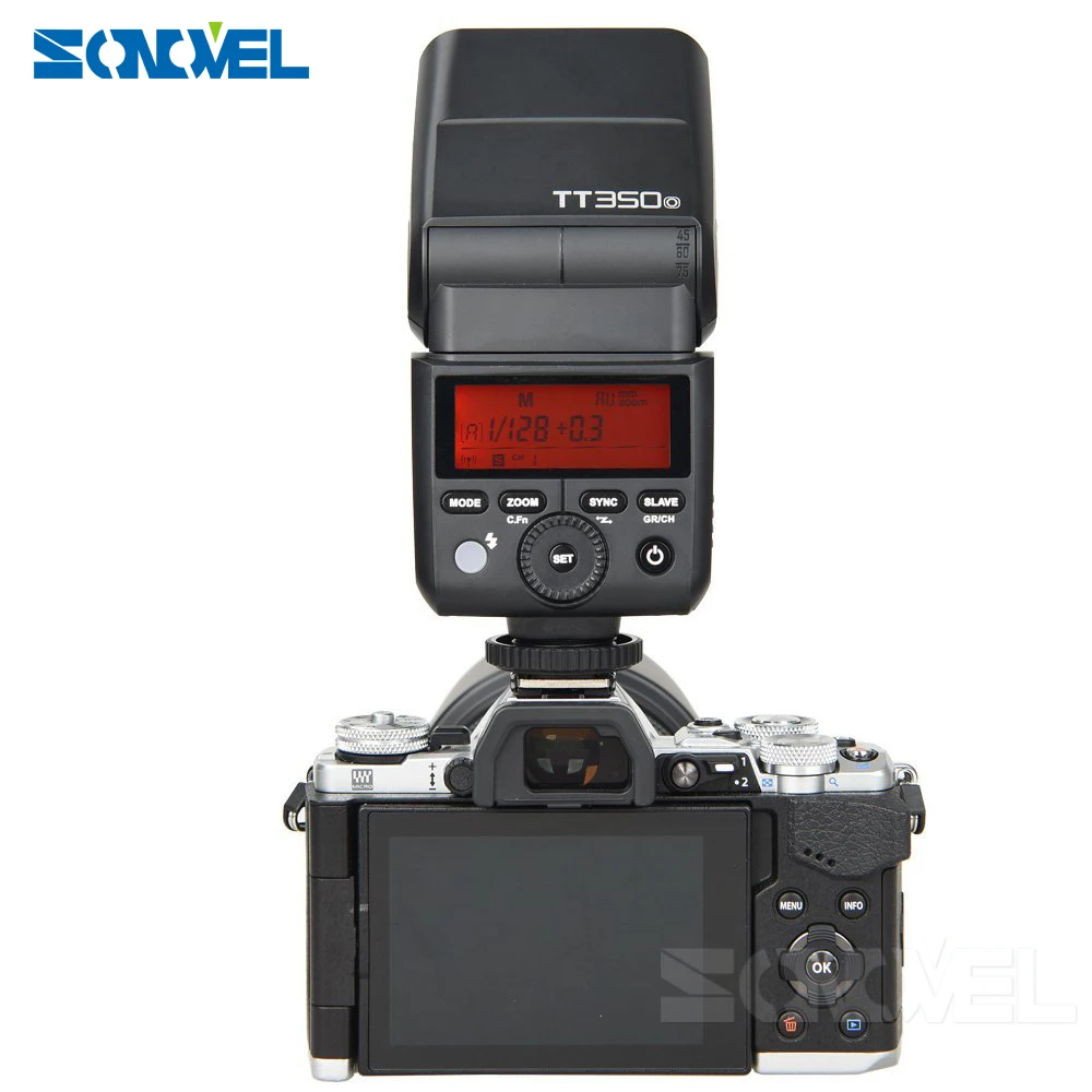 Godox Mini Speedlite 2 * TT350O вспышка для камеры TTL HSS GN36 + фотовспышка с триггером