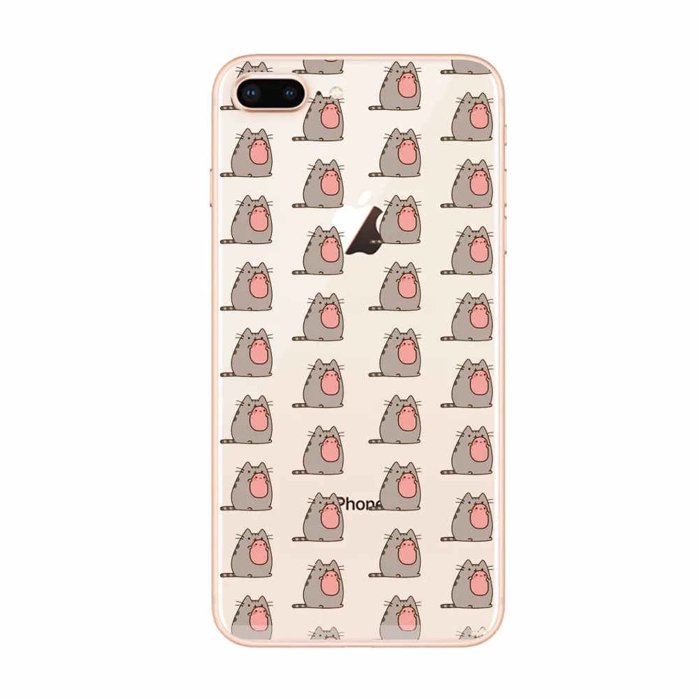 Mexemina Pusheen cute funny lovely Cat Hard Phone Case for Apple iPhone X 8 7 6 6s Plus | Мобильные телефоны и аксессуары
