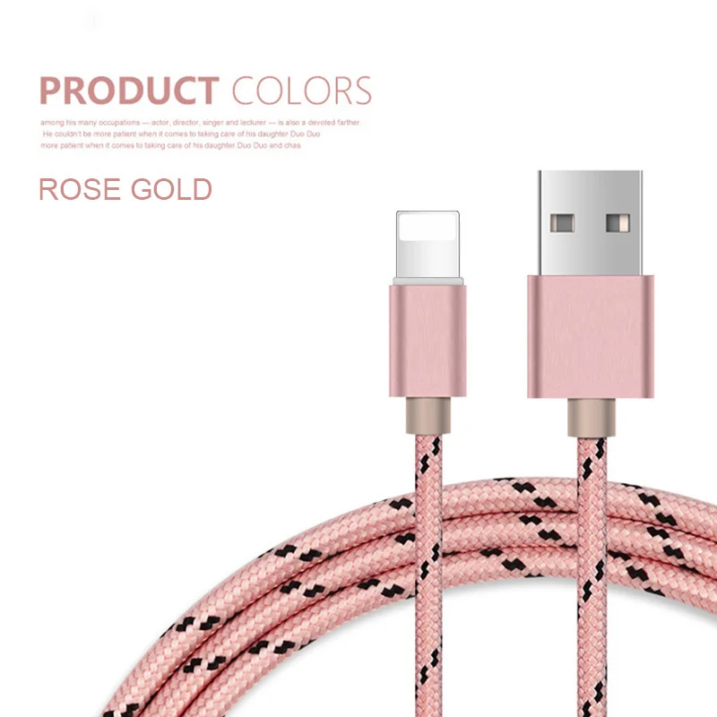 Кабель зарядного устройства USB для передачи данных для iPhone 6 S 6 S 7 8 Plus X XR XS Max 5 5S 5C SE IPad Air Pro сотовый телефон длинный 1 м провод для быстрого заряда шнур
