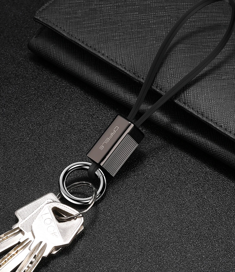 CAFELE Mini Prorable USB кабель для зарядки iphone X 8 7 6S 6 Plus микро-кабель синхронизации данных для samsung Xiaomi huawei