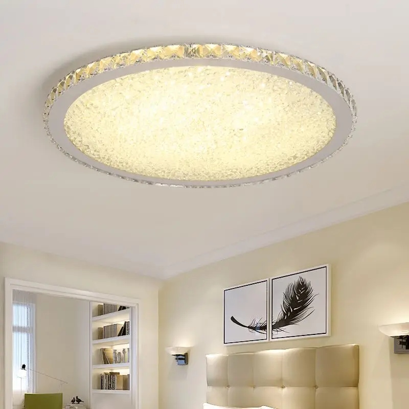 Современные светодио дный кристалл потолочные для Гостиная luminarias para sala plafon