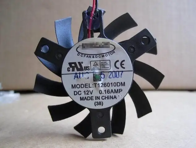 Новинка для ATI X1600 2600 X800 850 8500GT 3870 DFC601012L T126010DM 6010 55 мм 40 55x55x10 DC12V 2Pin Вентилятор