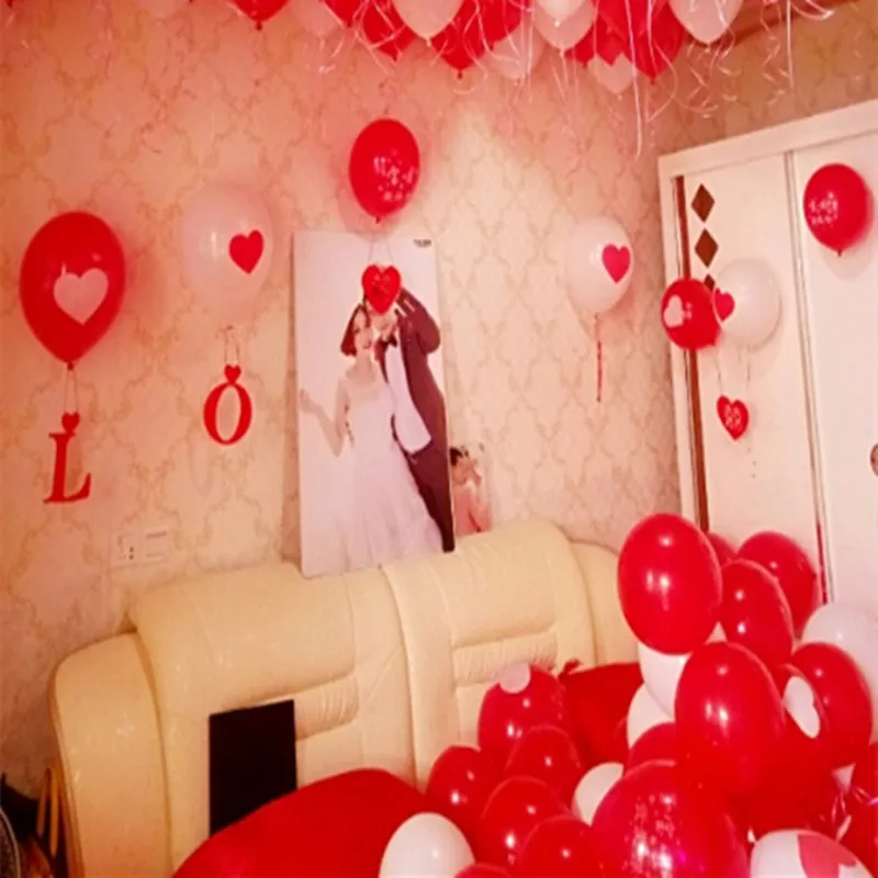 Плотная гладкая 100 12-дюймовая свадебная композиция для свадьбы на День Св.