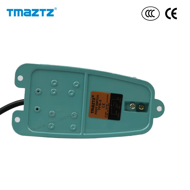 10A 250VAC Нескользящая металлическая ножная педаль переключатель Стандартный