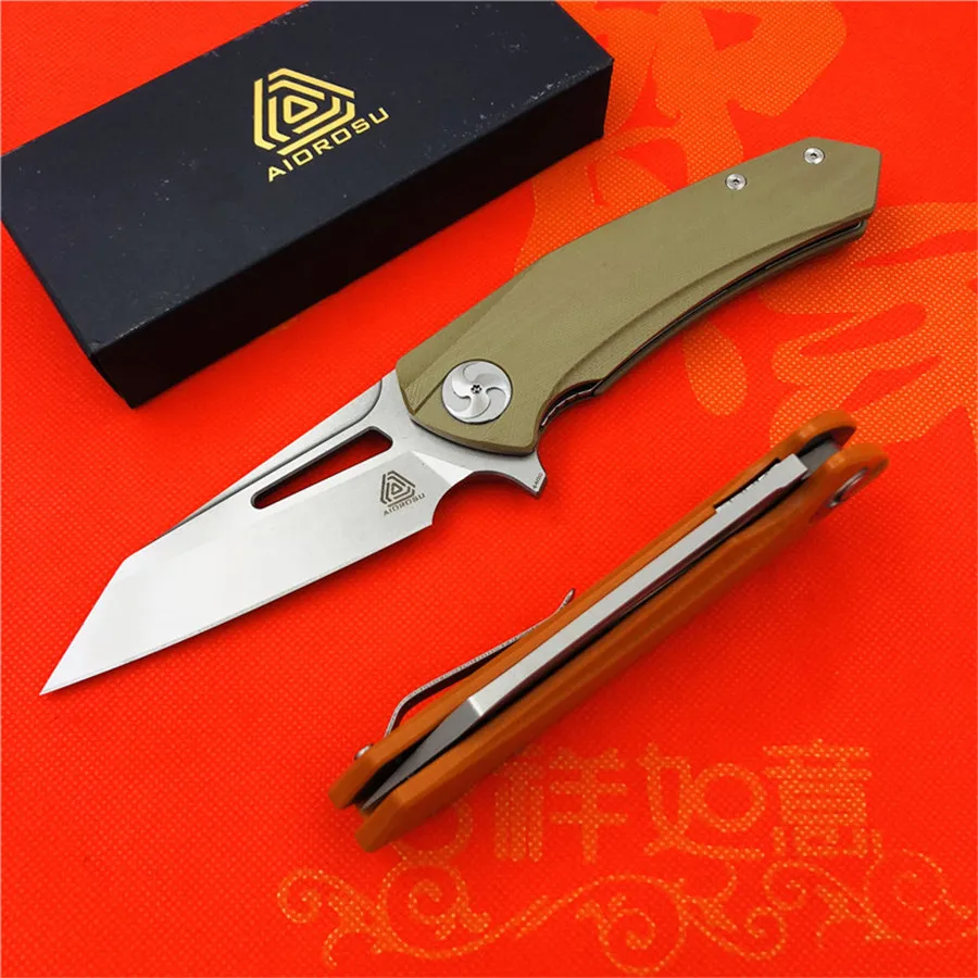 MAXACE original AIOROSU Fengshen series tornado 440C steel blade G10 handle outdoor camping tool
