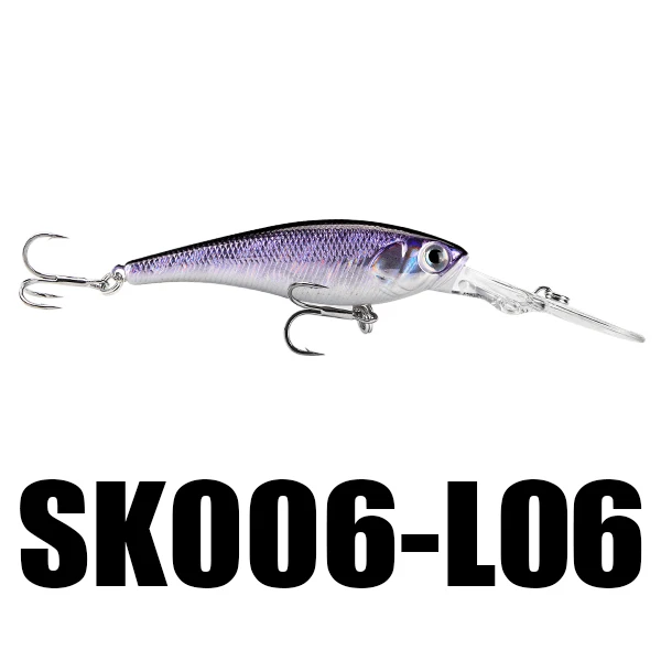 L06 7PC SeaKnight SK006 жесткие рыболовные приманки гольян 7 шт./лот 6,2 г 62 мм 0-2,5 м искусственные приманки глубокий дайвинг Воблер для мелкой рыбы рыболовные снасти - Цвет: L06 7PC