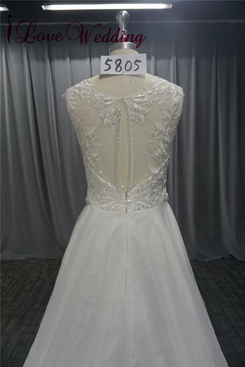 ILoveWedding настоящая фотография элегантное платье с v образным вырезом кружевными