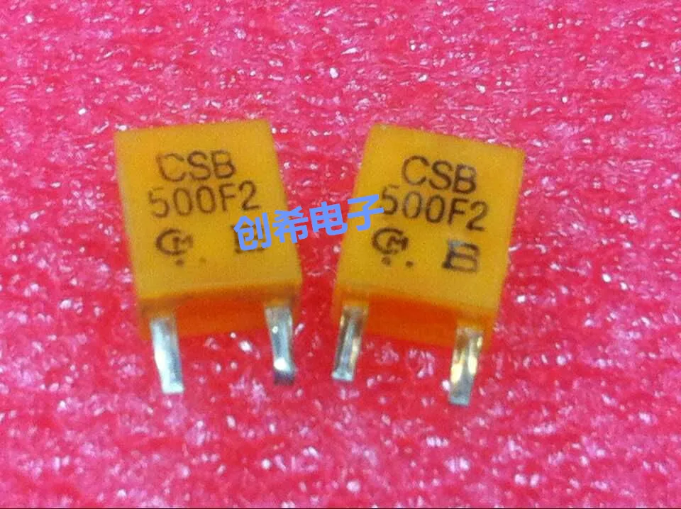 CSB500F2 в керамическую c вибрацию reson 500 кГц 500k TaoZhen feet f2|resonator| |