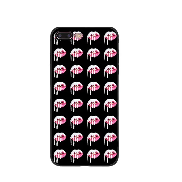 Черный Мягкий Силиконовый ТПУ чехол для телефона Kylie Jenner губная помада с