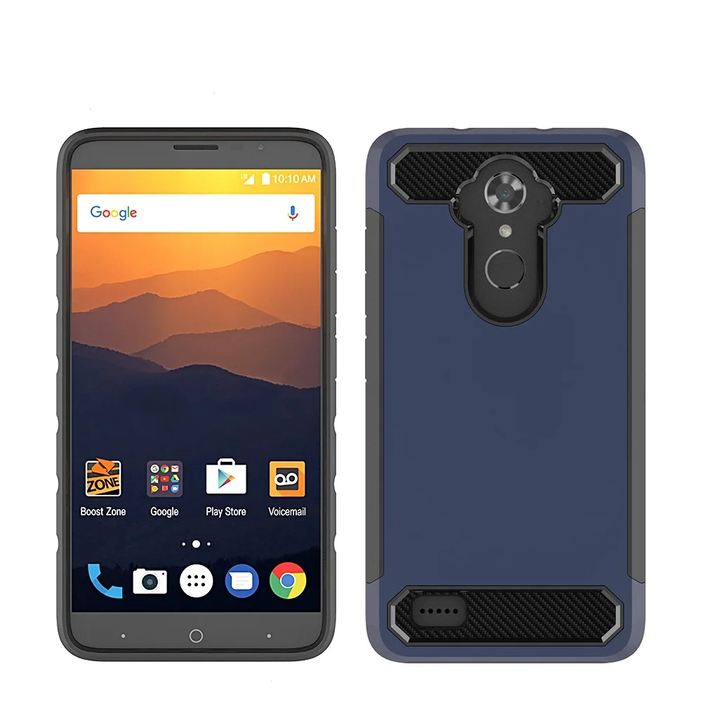Сверхмощный двухслойный тонкий армированный чехол для смартфона ZTE Max XL N9560 6 0
