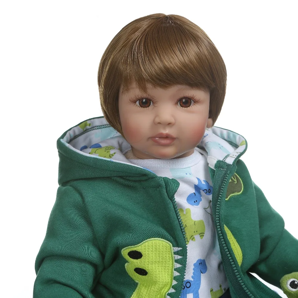 Кукла reborn NPKCOLLECTION 60 см высокое качество для детей ясельного возраста мальчиков в