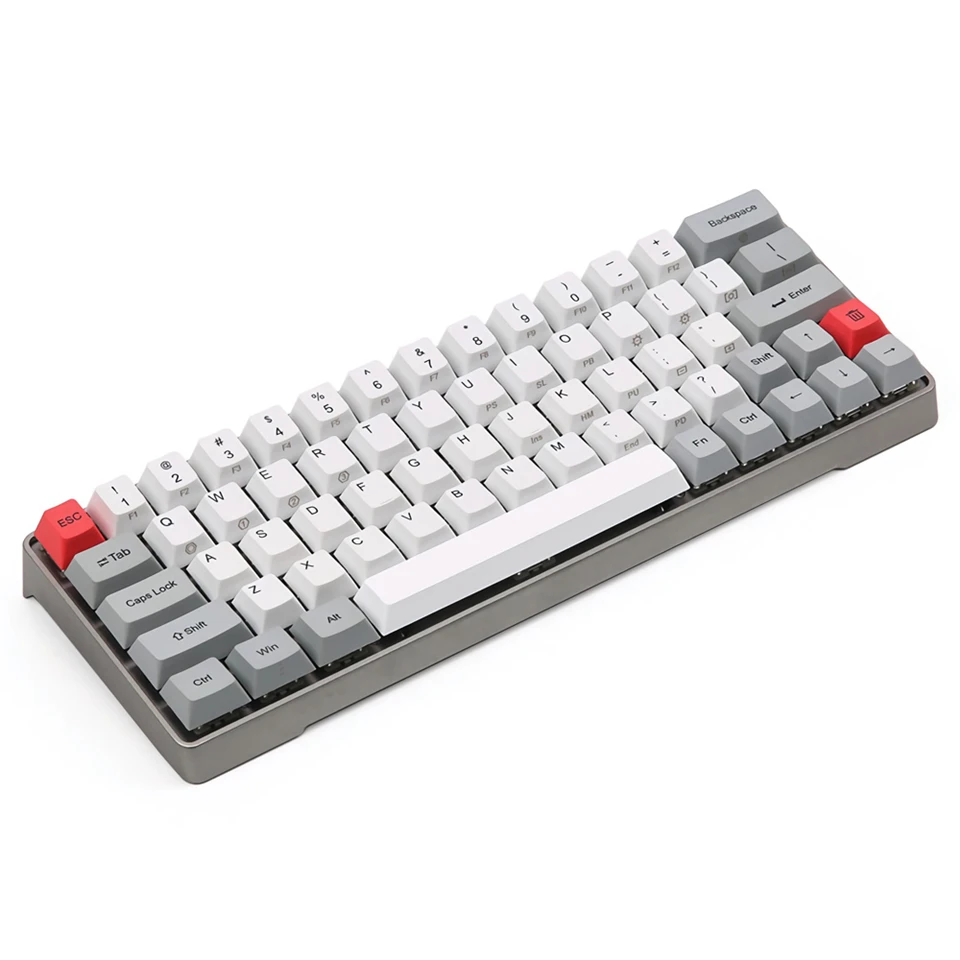 PBT Keycaps Gateron Switch GK64 чехол из алюминиевого сплава Горячая замена RGB игровая механическая клавиатура для Mac OS Windows