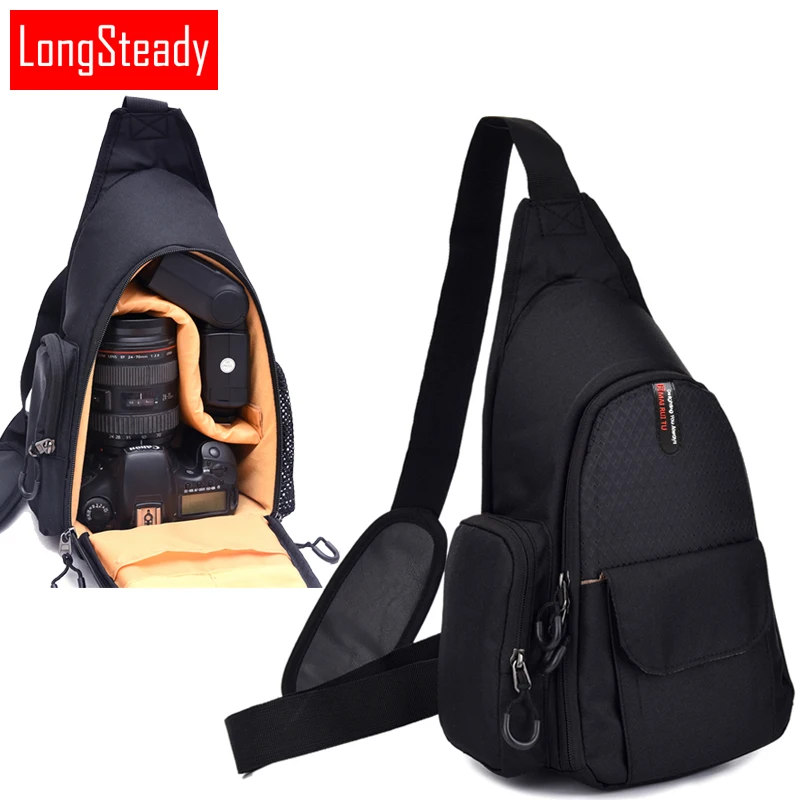 

Camera Shoulder Bag Backpack Chest Case For Canon EOS 77D 5D Mark III 70D 7D II 6D 5DS 5DR 600D 700D 750D 760D 1300D 200D
