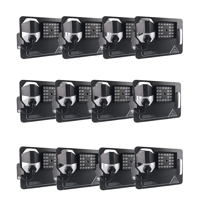 Price Máquina de humo Vertical DMX512 Pyro, color rojo, verde y azul mezclado, 1500w, RGB, Led, niebla, 12 unids lote