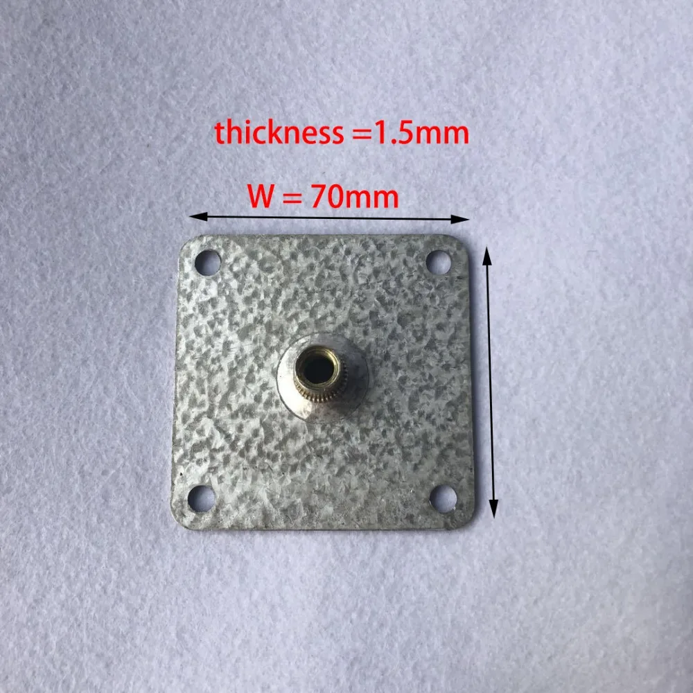 (Упаковка из 100 шт.) мебельные ножки коннектор квадратная металлическая Резьбовая