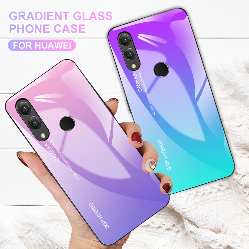 Чехол для Huawei p20 lite чехол из закаленного стекла pro plus mate p smart nova 3 защитный honer 10 9 8 7a