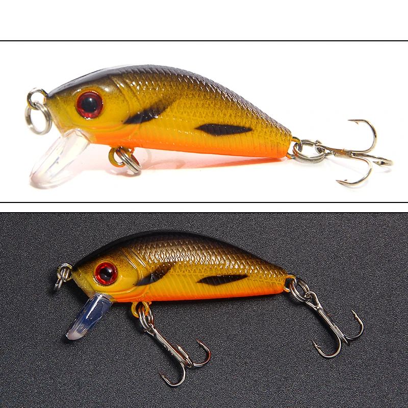 Кривошип приманки черные Гольян рыболовные жесткие minnow 3 7 г/5 см isca искусственный