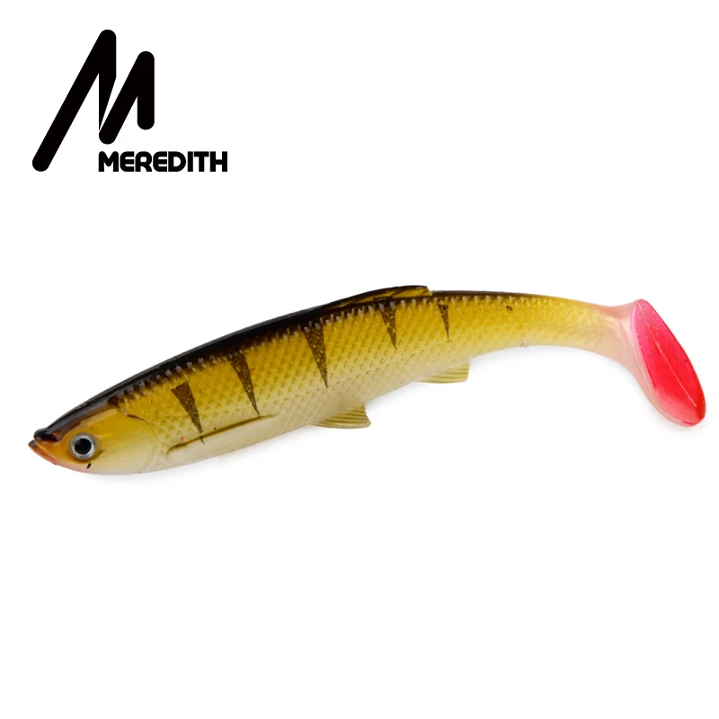 B MEREDITH 4,7" Bleak Paddle Tail 14,5 г 4 шт 120 мм мягкие приманки для рыбалки 3D глаза T Tail искусственные приманки пластиковые приманки для ловли щуки - Цвет: B