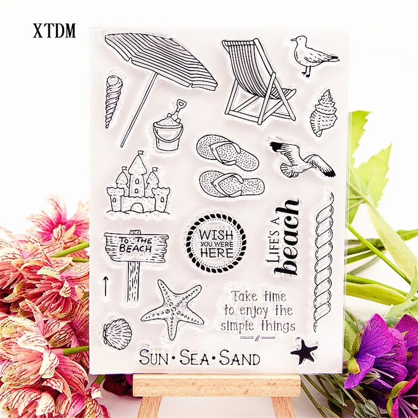 

Hot selling casual outfit transparent clear stamp / silicone seal roller stamp DIY scrapbook album / card production