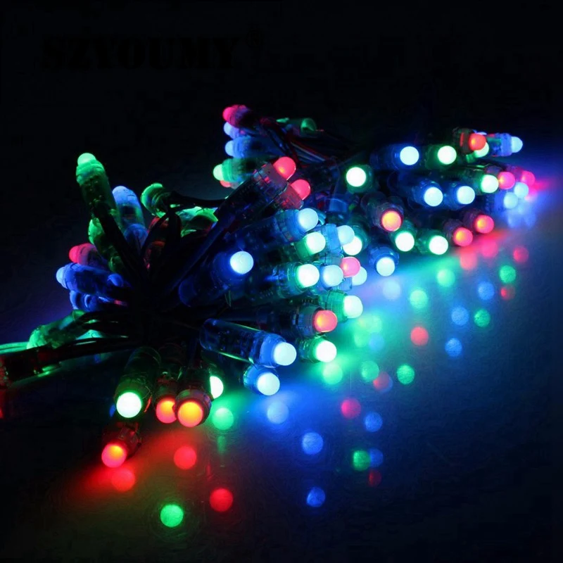 SZYOUMY WS2811 1903 IC RGB Полноцветный 12 мм пикселей цифровой адресный 5 в В светодиодный