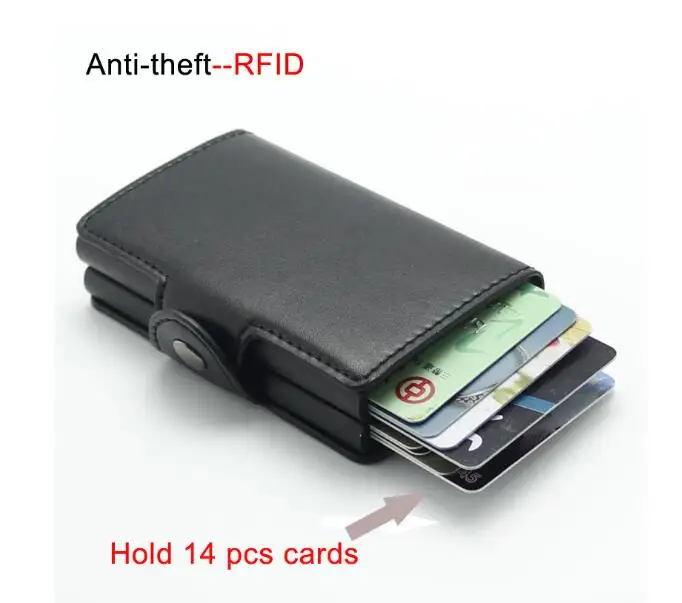 Высококачественный RFID автоматический всплывающий алюминиевый ящик кожаный