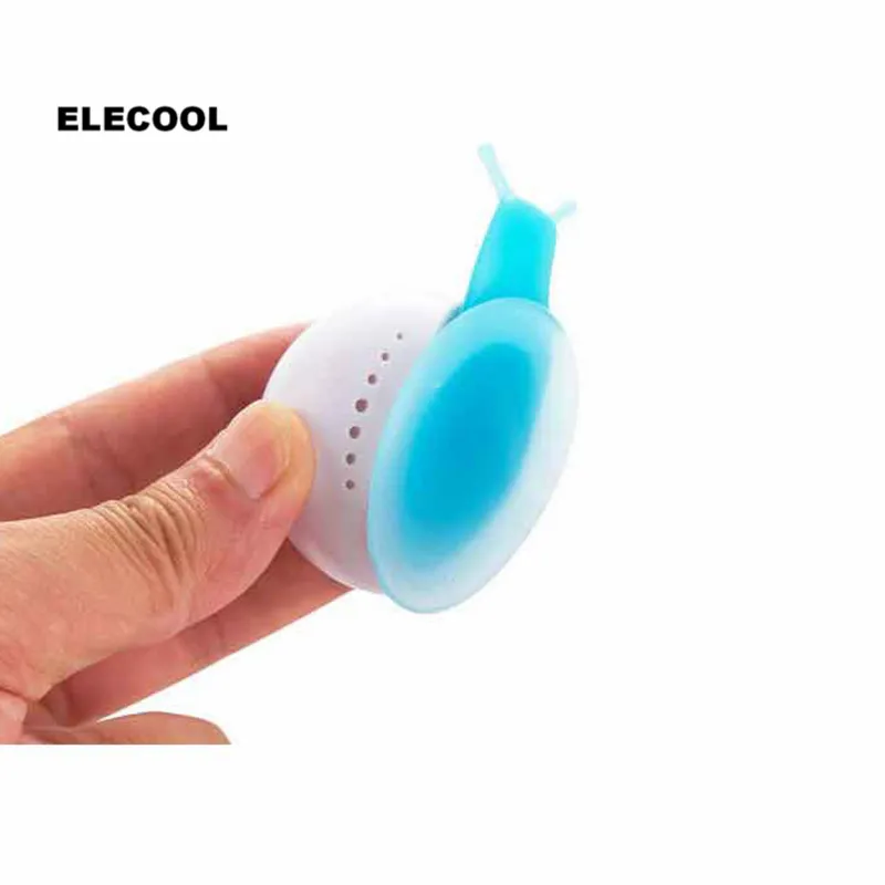 ELECOOL Крытый Улитка многоразовый освежитель воздуха на присоске шкаф для спальни ванной комнаты туалета аромат украшение интерьера