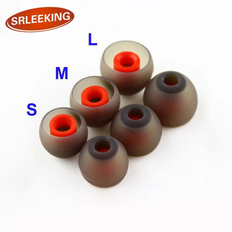 SRLEEKING 6 шт/3 пары в наушниках силиконовые наушники/вкладыши KZ ED10/KZ ED9/KZ DT5 гарнитура