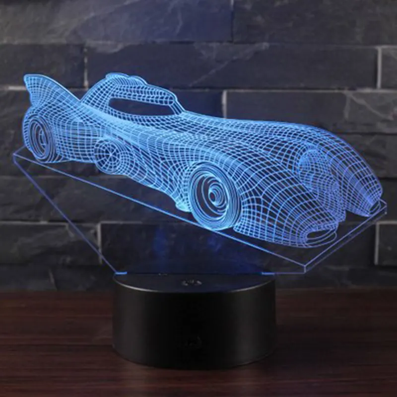 Ножничная дверь спортивный автомобиль 1 Тема 3D лампа светодиодный ночсветильник