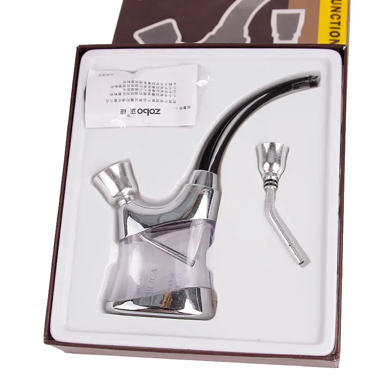 

New Popular Bottle Water Pipe Portable Hookah Shisha Tobacco Smoking Pipes Gift of Health Metal Tube Filter